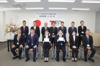 入社式の様子